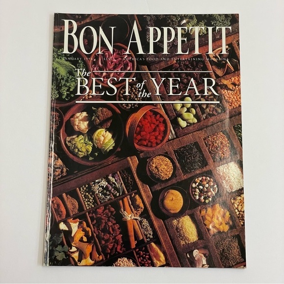 Bon Appétit Magazine January 1994 Best of the Year Food Entertaining Lifestyle - Picture 1 of 5